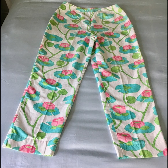 Lilly Pulitzer Pants - VINTAGE LILY PULITZER- Capri pants- Size 12